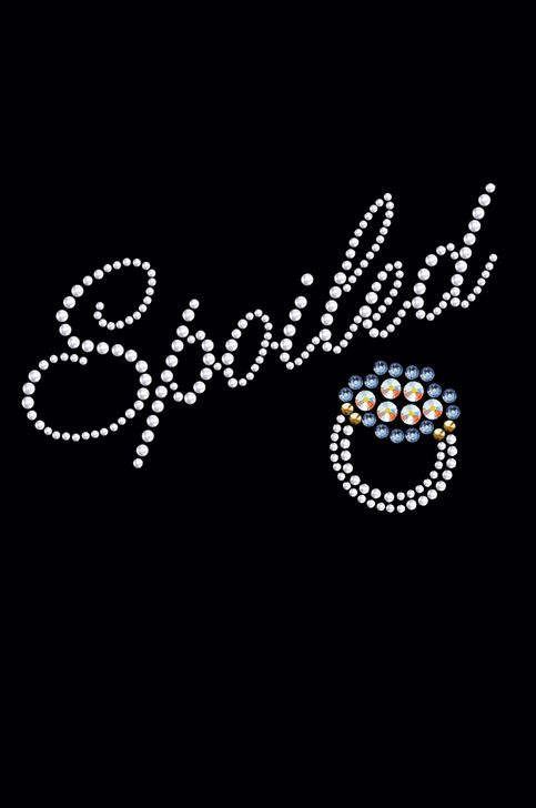 Spoiled (Austrian crystal Saphire Ring ) Dog Tank