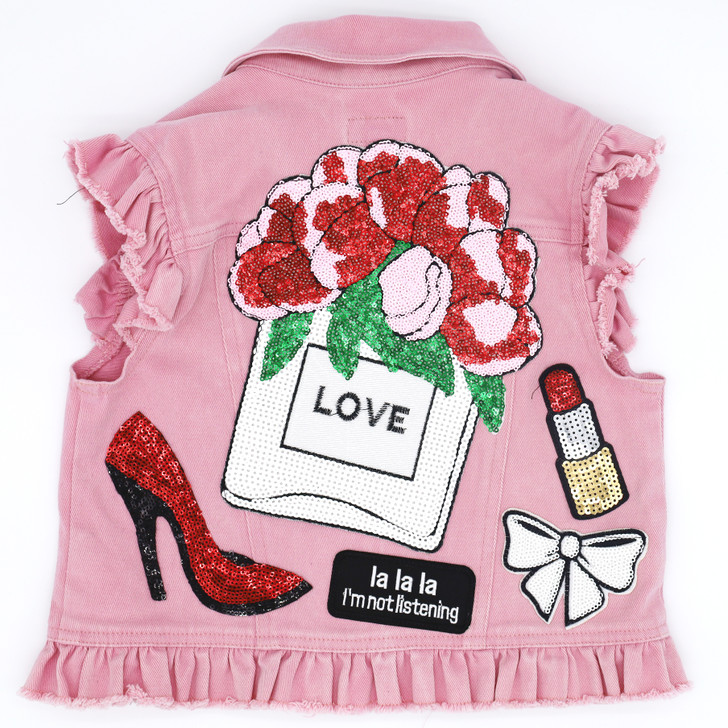 Love Perfume Kids Denim Vest