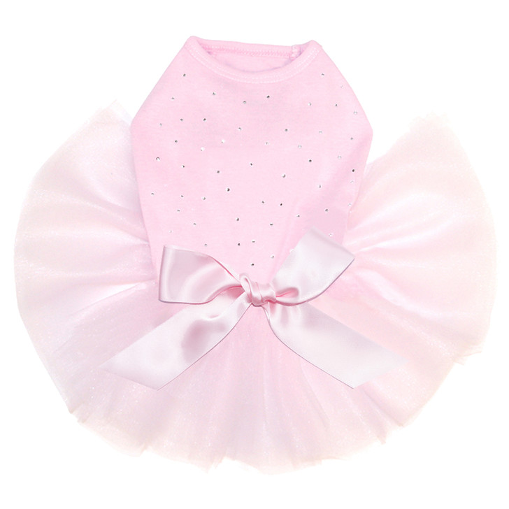 Scattered Stones - Clear Rhinestones Tutu for large and small dogs.