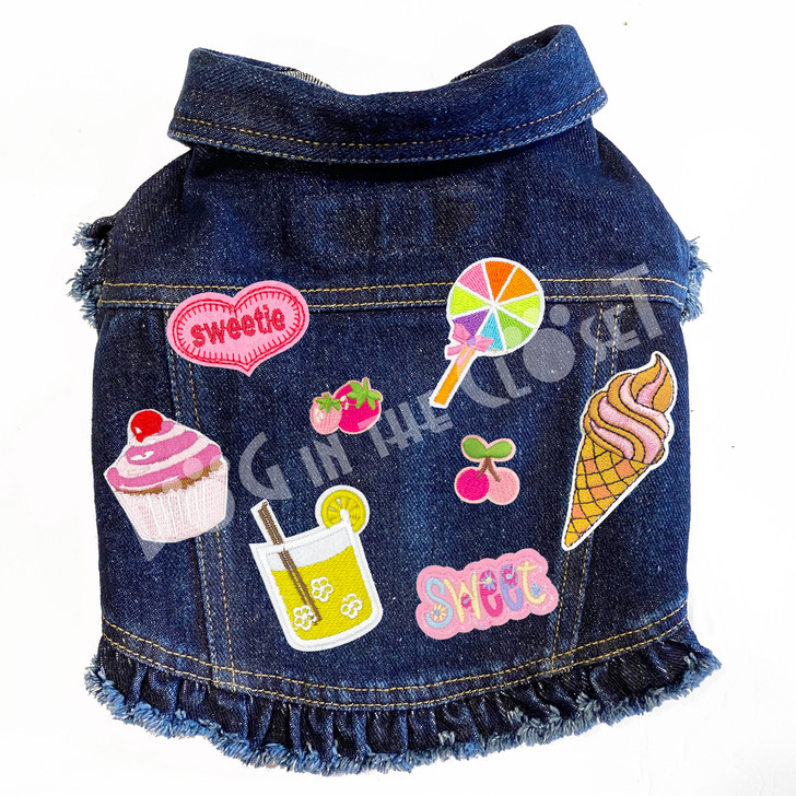 Sweet Treats Denim Dog Jacket