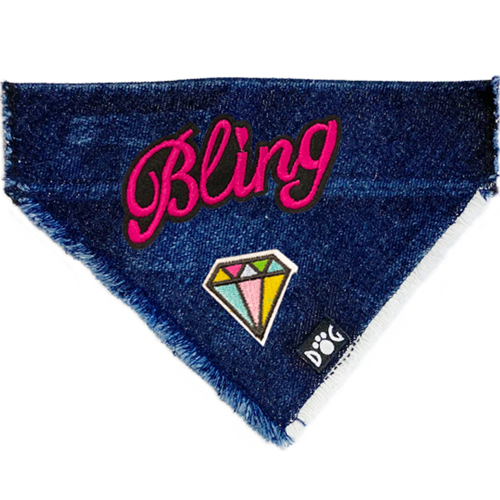 Bling Denim Bandana