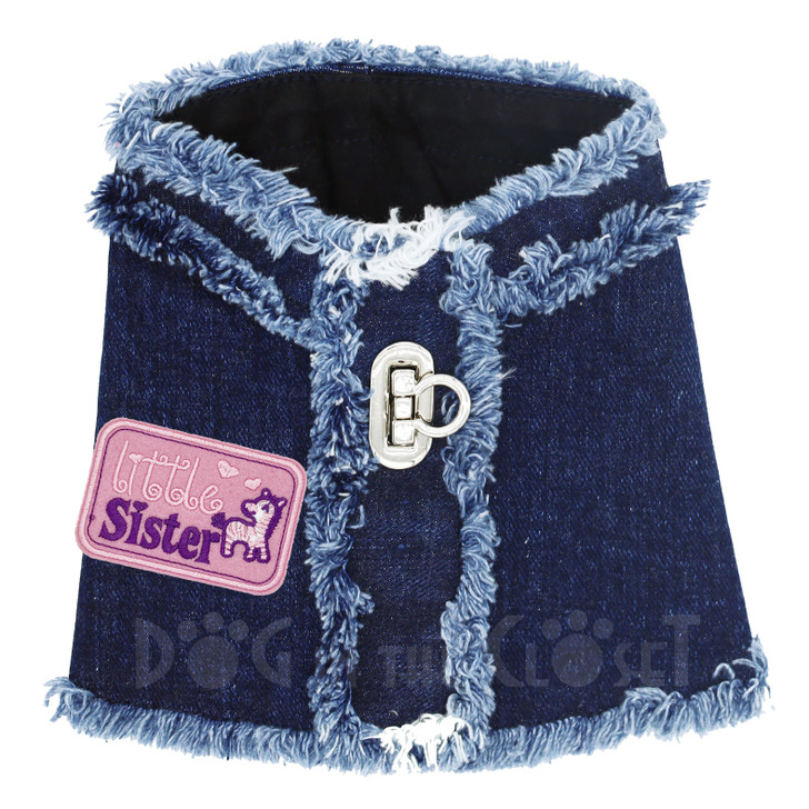 Little Sister Denim Harness Vest