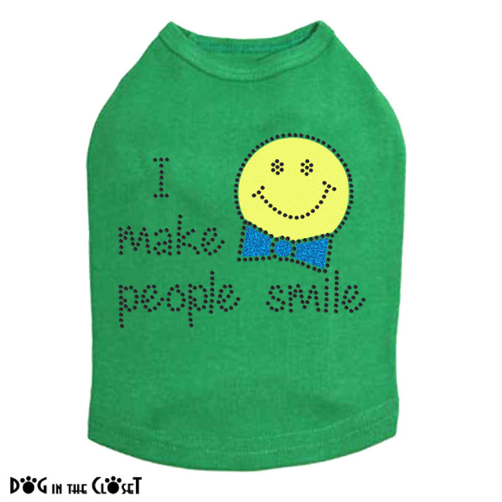 I Make People Smile (Boy) - Dog Tank