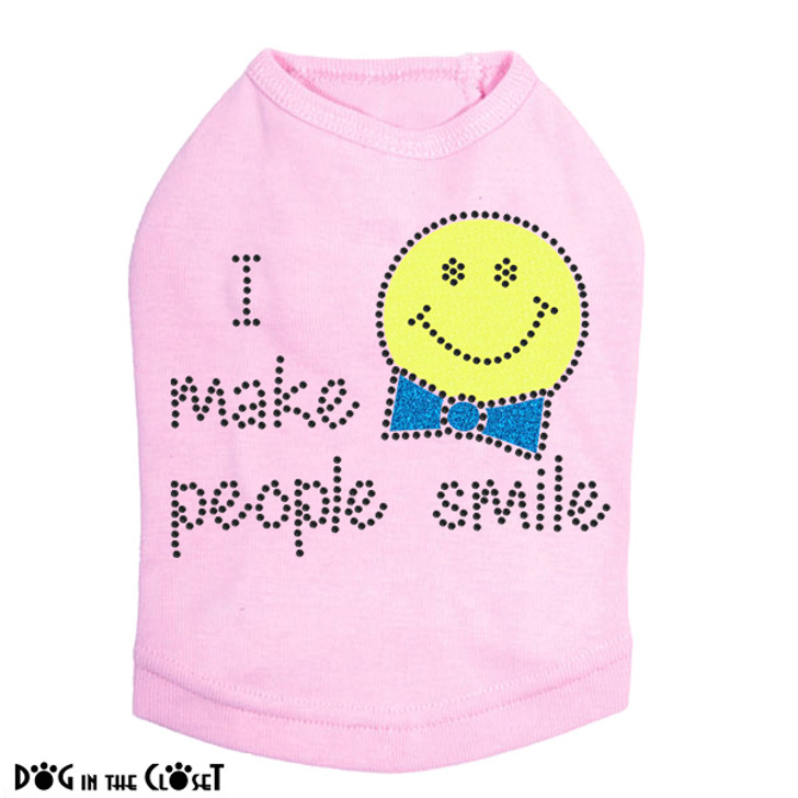 I Make People Smile (Boy) - Dog Tank