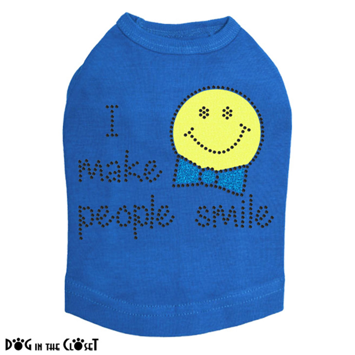 I Make People Smile (Boy) - Dog Tank