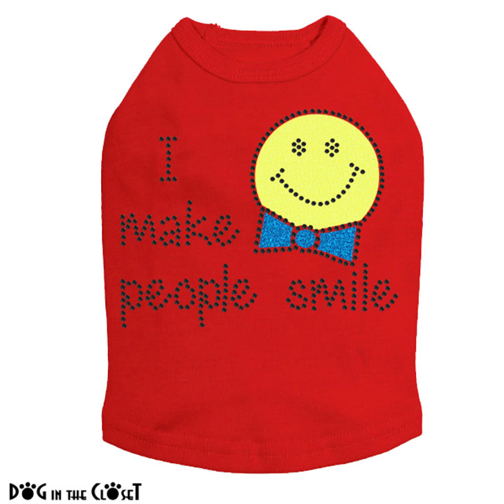 I Make People Smile (Boy) - Dog Tank