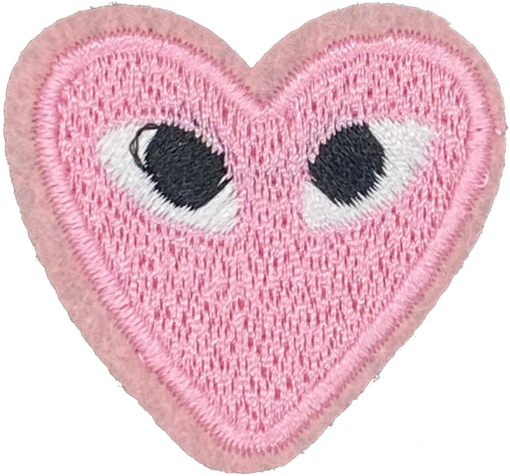 Heart with Eyes (Pink) - Patch