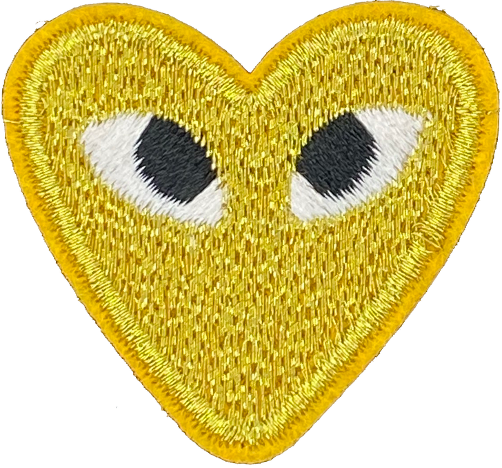 Heart with Eyes (Yellow) - Patch