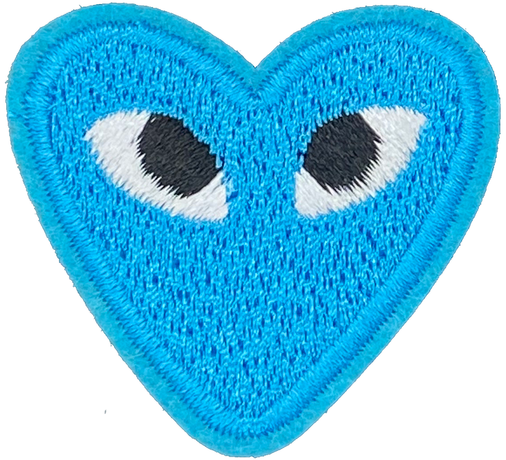 Heart with Eyes (Turquoise) - Patch