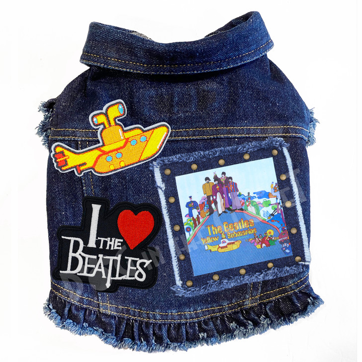 Rock Star Yellow Submarine Dog Jacket