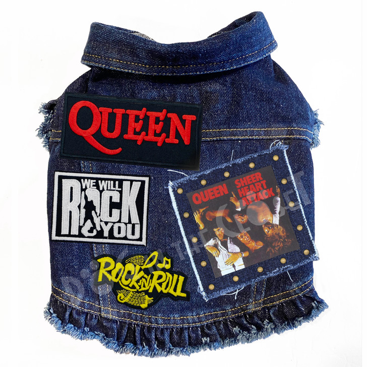 Rock Star Sheer Heart Attack Dog Jacket