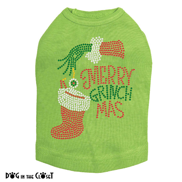 Merry Grinchmas - Dog Tank