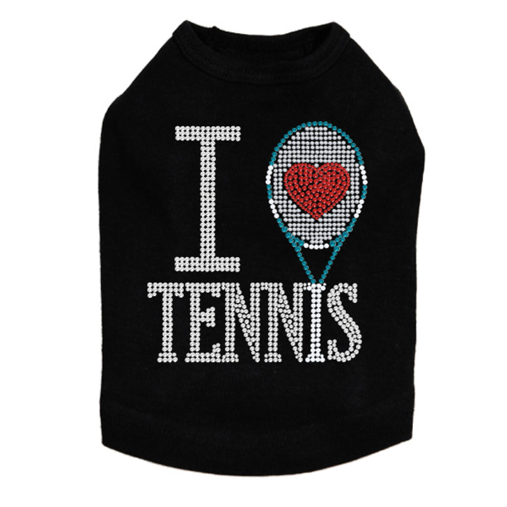 I Love Tennis - Dog Tank