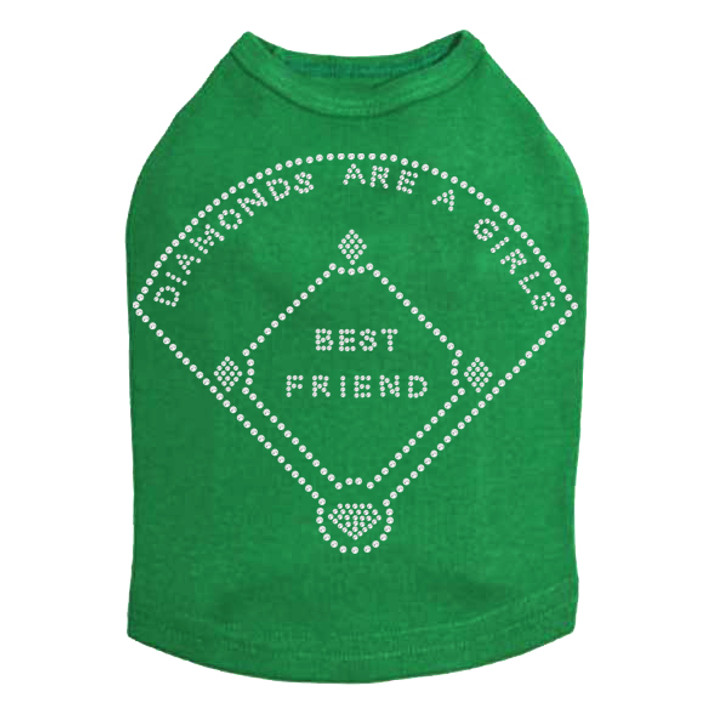 Diamonds are a Girls Best Friend - Dog Tank