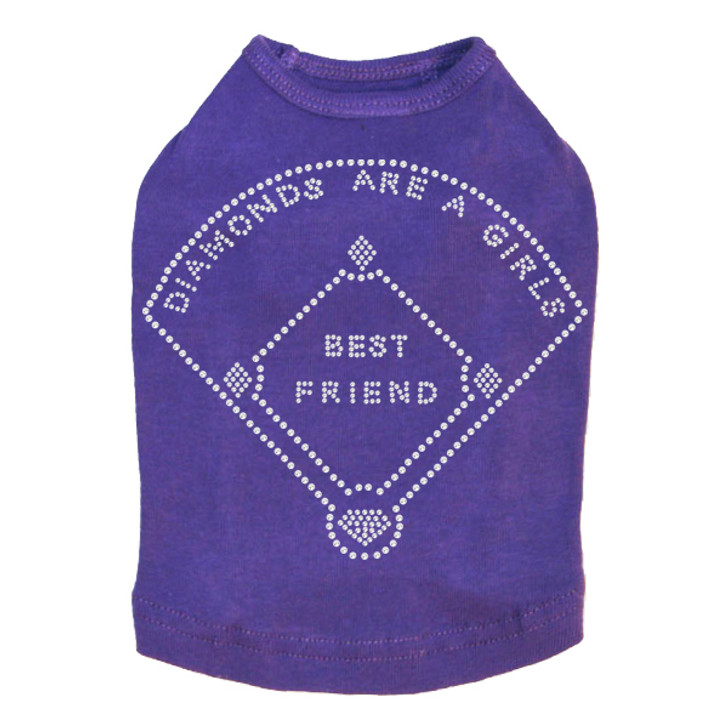 Diamonds are a Girls Best Friend - Dog Tank