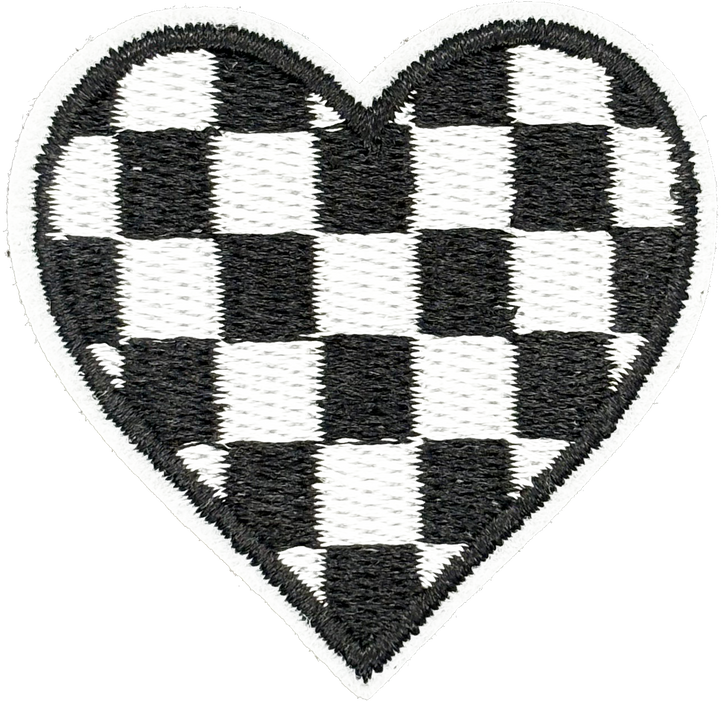 Race Flag Heart - Patch