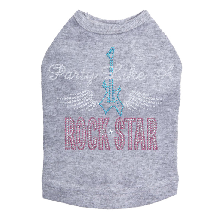 Party Like a Rock Star Dog Tank