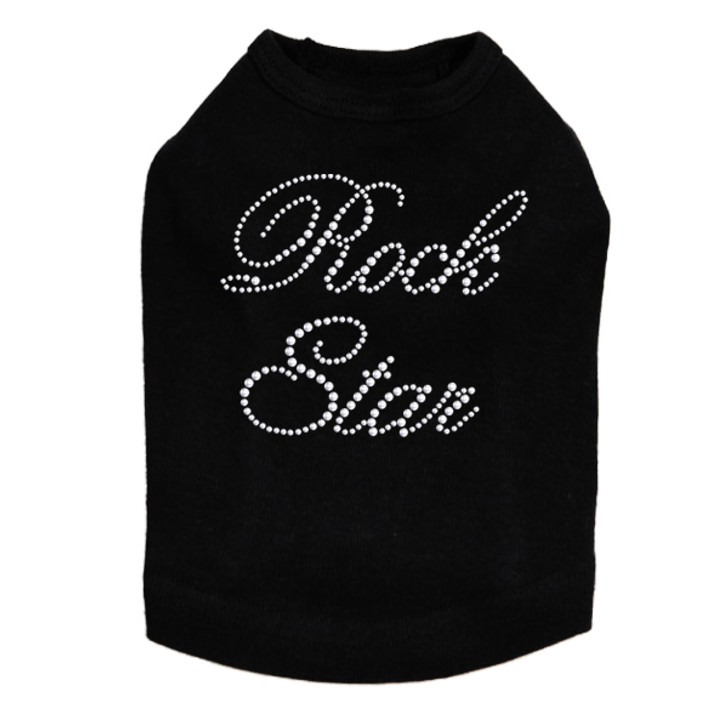 Rock Star (Silver) Dog Tank