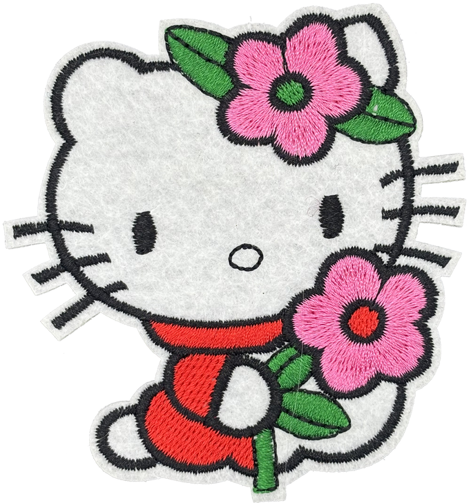 Hello Kitty Flowers - Patch