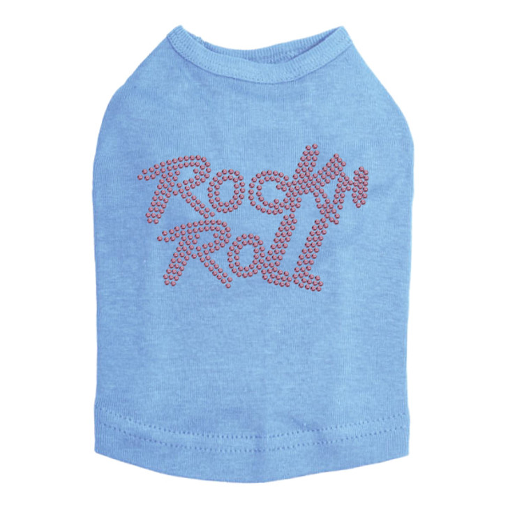 Rock n Roll (Pink Rhinestuds) Dog Tank