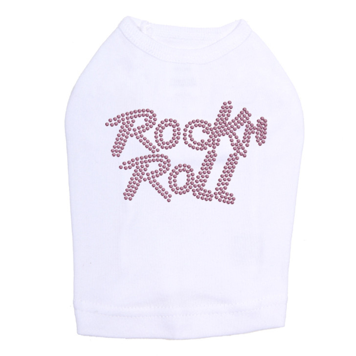 Rock n Roll (Pink Rhinestuds) Dog Tank