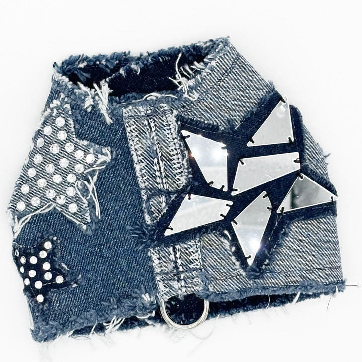 Shining Star Denim Harness Vest