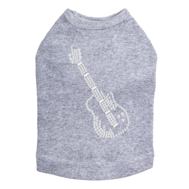 Guitar (Rhinestone) Dog Tank