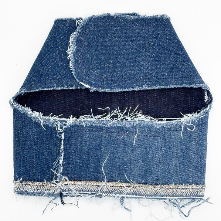 Vintage Love Tattoo Denim Harness Vest