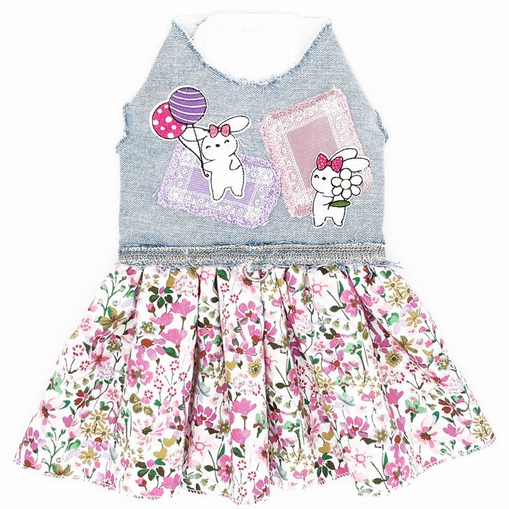 Vintage Bunny Dog Harness Dress