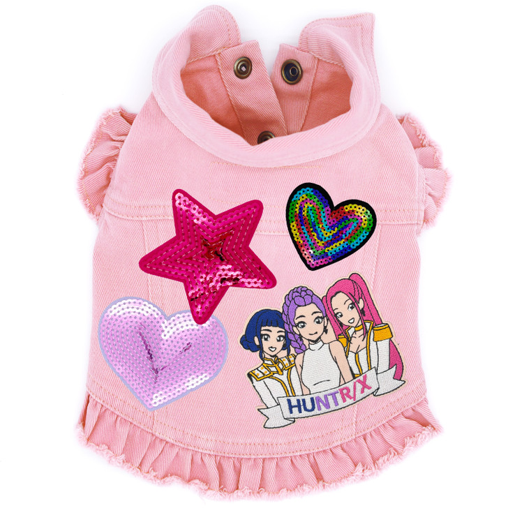 K-Pop Demon Hunter inspired Denim Dog Jacket