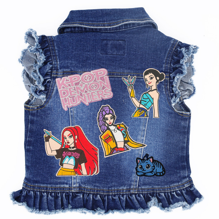 K-Pop Demon Hunter Inspired - Kids Denim Vest