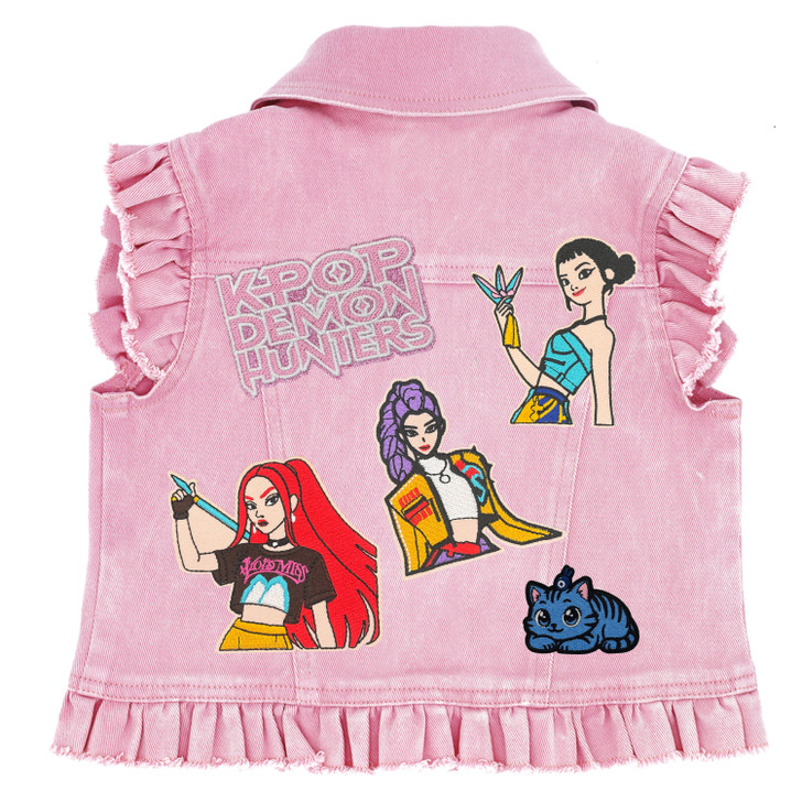 K-Pop Demon Hunter Inspired - Kids Denim Vest
