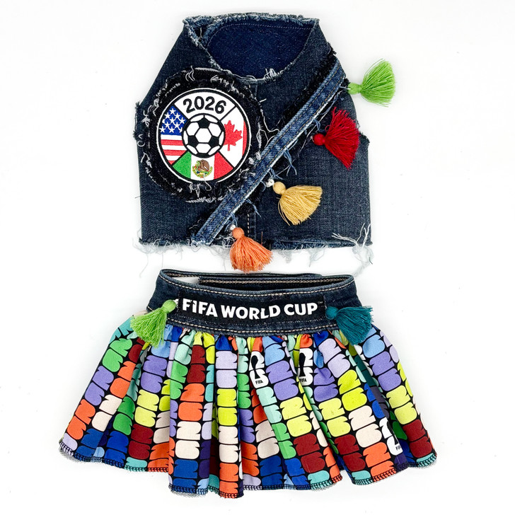 Vintage FIFA World Cup Dog Harness Vest