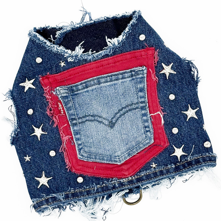 Patriotic Pocket Harness Vest