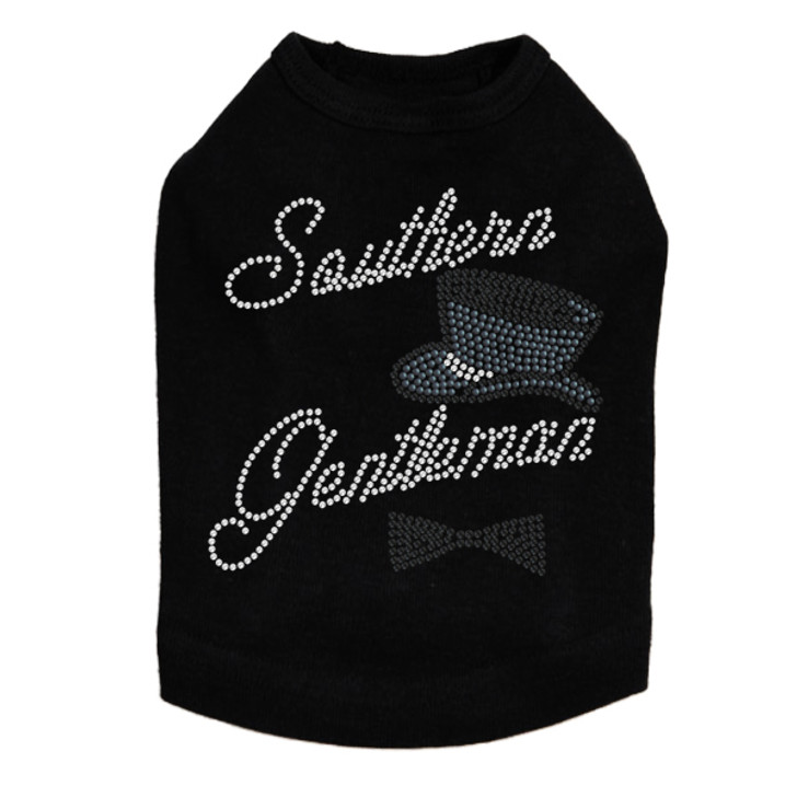 Southern Gentleman (Top Hat & Bow Tie) Dog Tank