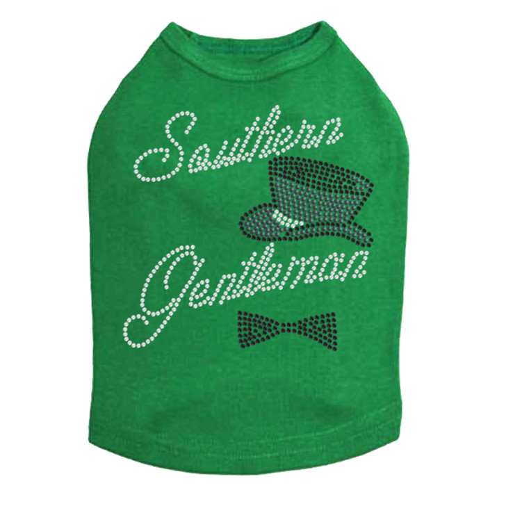 Southern Gentleman (Top Hat & Bow Tie) Dog Tank