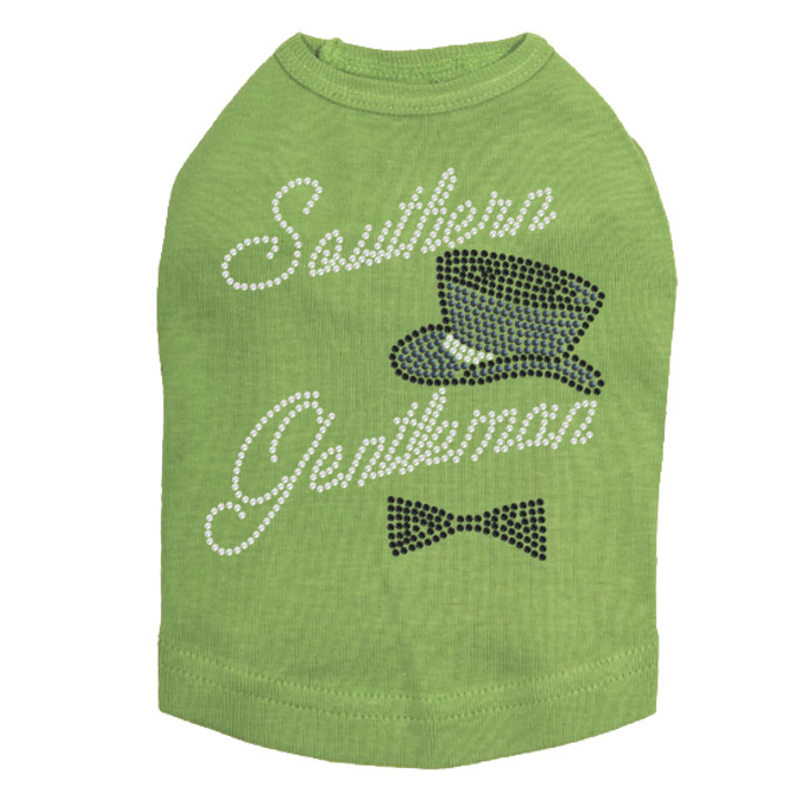 Southern Gentleman (Top Hat & Bow Tie) - Dog Tank