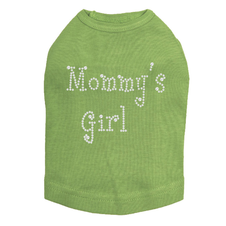 Mommy's Girl rhinestone dog tank for large and small dogs.