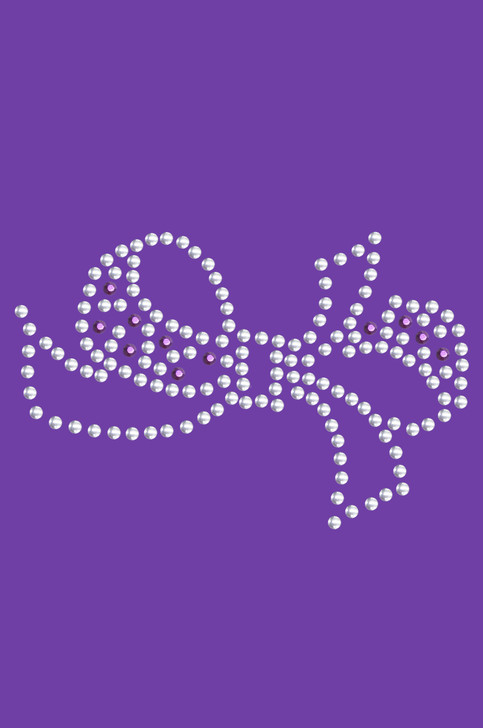 Bow (Purple & Silver) - Custom Tutu