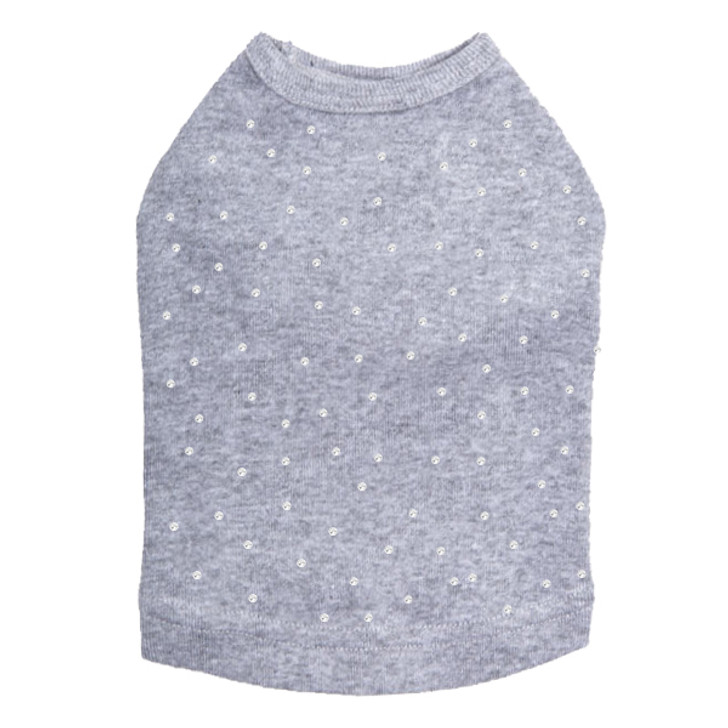 Scattered Stones - Clear Rhinestonesdog tank for large and small dogs.