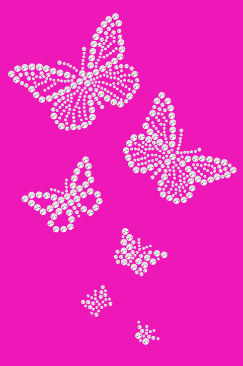 Rhinestone Butterflies - Custom Tutu