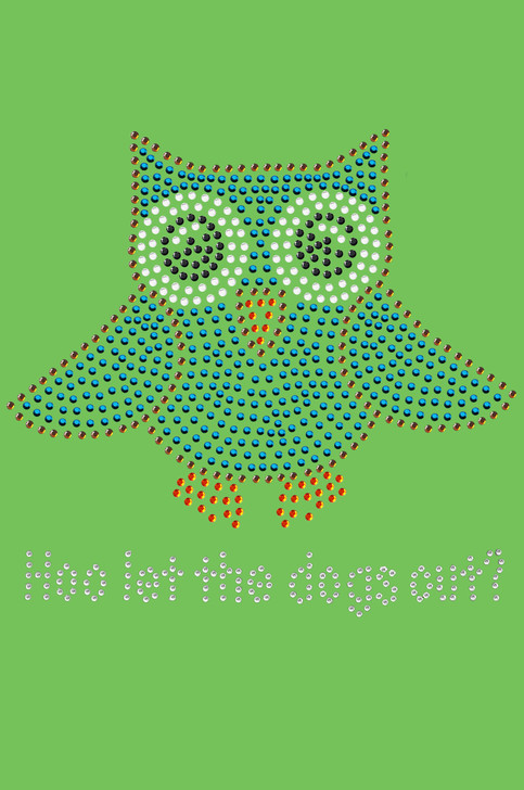 Blue Owl with "Hoo Let the Dogs Out?" - Custom Tutu