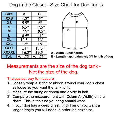 Xxs Size Chart