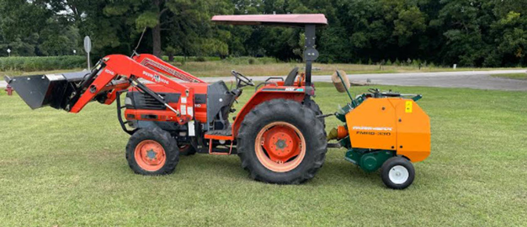 NEW Farm-Maxx Mini Round Hay Baler w/Net Wrap