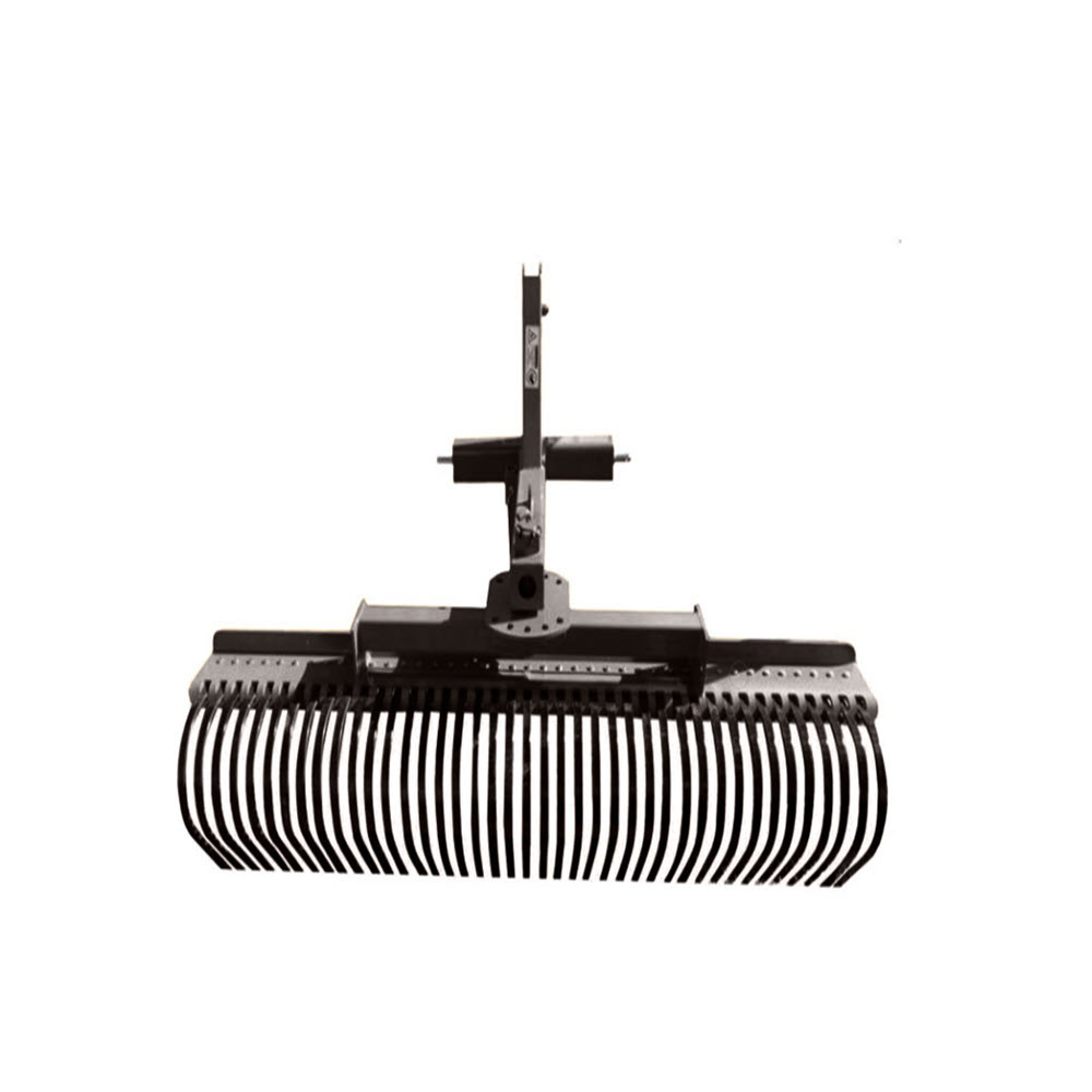 84" Farm-Maxx Landscape Rake Model LR-84
Standard Features:
Reversible with Angle Adjustment
5 Position Angle Adjustment
IndividuallyBolted Heat Treated Tines
Cat I Three Point Hitch
*Images are representative but may vary from actual product