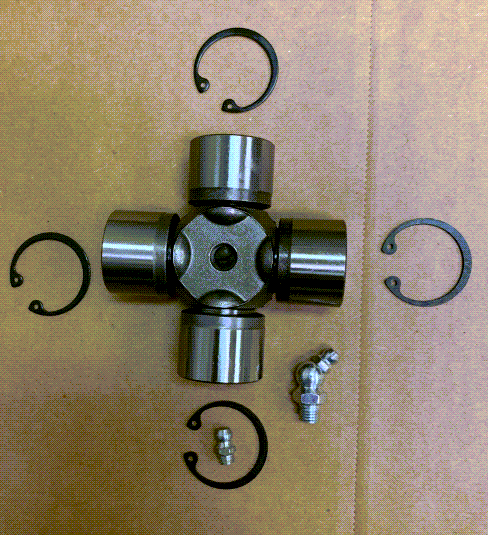 PTO #8 Cross Kit - Designed to condition and support the durability of the PTO drive shafts.

Specifications

Cap diameter: 35 mm
Cross height: 106.5 mm
External snap rings
For an 8 Series drive shaft
Rotating bearings
w/grease zerk in center of the cross for easy greasing

Fits:

Eurocardan Series 8 PTO Shafts
