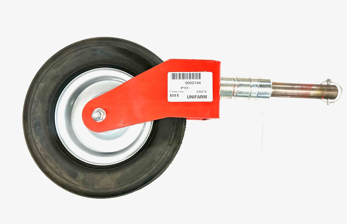 Wheel Kit Complete - Solid Tire

Includes: 

Solid tire
Axles
Axle Spacers
Axle Tube
Height Adj. Bushings
Fork
Pin

Fits:

First Choice Models GM35 Grooming Mowers

Kioti® Model KM09-84 Grooming Mowers (Made in Italy/Sicma)

Phoenix Models M84 Grooming Mowers

Bobcat® Models 84" Grooming Mower

FarmTrac Models FMR-84 Grooming Mower

Farm-Maxx Models FMR-84 Grooming Mower (Made in Italy/Sicma)

WAC/International Models 84" Grooming Mowers (Sicma) 

Replaces:

Sicma #5002744

WAC #5002744

Kioti® #KT5002744

First Choice #BAB-5002744