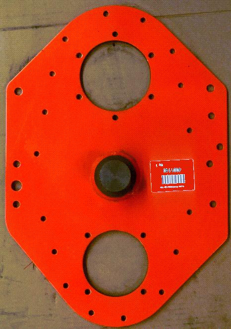 UNIT/04×CAMP GEEKS Round Plate 154mm End Plate, Gear Drive Side ZLL/T5/RT04, 4001140