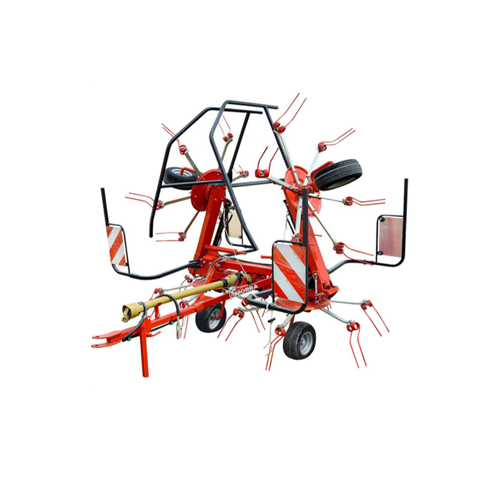 Farm-Maxx Pull Type Hay Tedder Model FHT-540-H

17'4" Hydraulic Fold Pull w/16 X 6.50-8

The Farm-Maxx FHT series offers a robust machine that is built for trouble free performance at an economical cost. Use our FHT series tedder to spread and aerate hay before harvesting to dry more effieciently. PTO included.

Specifications:

Super Balloon Tires
Standard Double U-Joints
Super Heavy Duty Frames
Oil Bath Gear Box
PTO Shaft with Standard Clutch

Manufactured by FORT & PEGORARO SpA in Italy