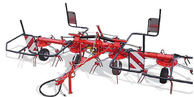 212" Farm-Maxx Pull Type Hay Tedder Model FHT-540-HT
TEDDER - 17' 8" HYD. FLD/TILT PULL W/16X6.50-8